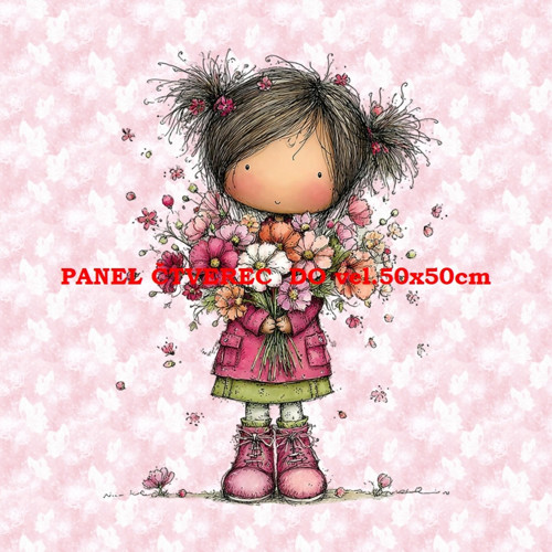 Bavlněný panel 10x10 cm