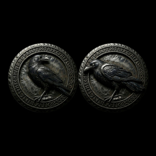 SADA placek "Viking" Huginn & Muninn (2 ks)