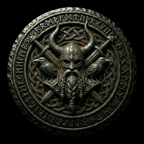 Placka "Odin Všeotec" (Kovaná edice)