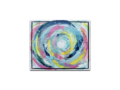 SO FRESH – autorský abstraktní obraz, 60 × 50 cm