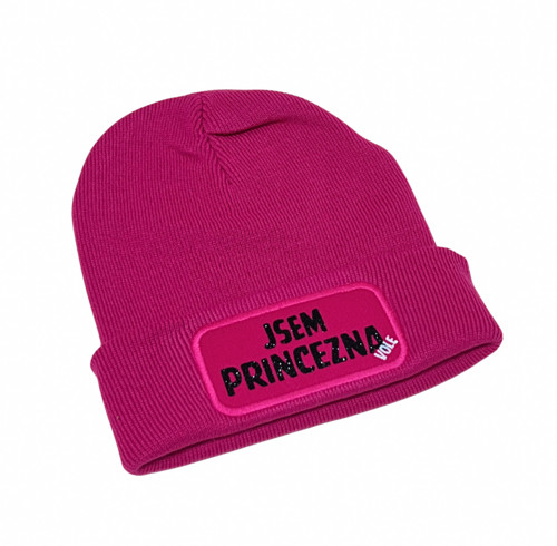 Čepice “Jsem princezna vole” fuchsia