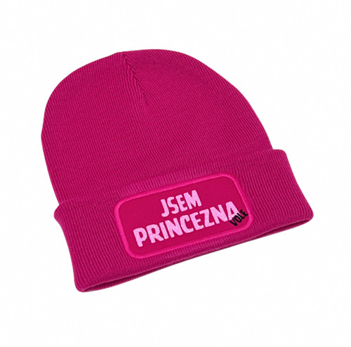 Čepice “Jsem princezna vole” fuchsia