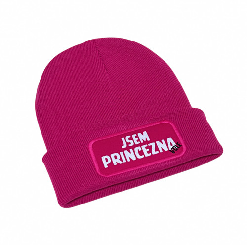 Čepice “Jsem princezna vole” fuchsia