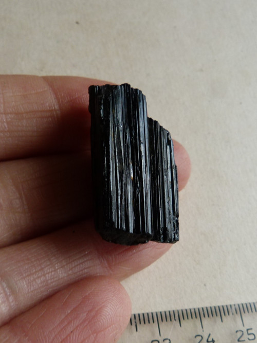 Skoryl - černý turmalín - 3,2 cm (S2) — foto 1