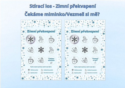 Stírací los - Zimní překvapení