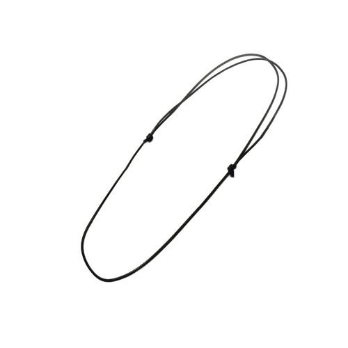 Šňůrka variabilní nylonová černá 2mm, 1ks