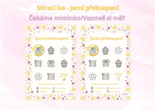 Stírací los - Jarní překvapení