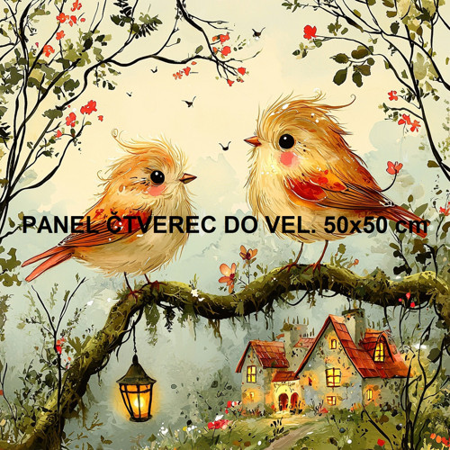 Bavlněný panel 10x10 cm