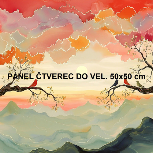 Bavlněný panel 10x10 cm