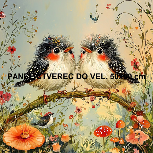 Bavlněný panel 10x10 cm