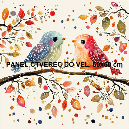Bavlněný panel 10x10 cm — foto 1