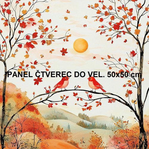 Bavlněný panel 10x10 cm — foto 1