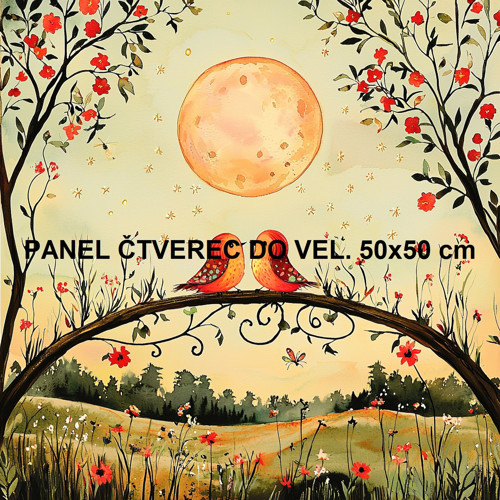 Bavlněný panel 10x10 cm