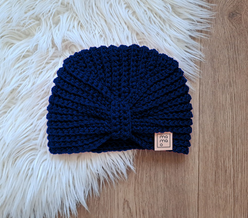 Háčkovaná čepice TURBAN