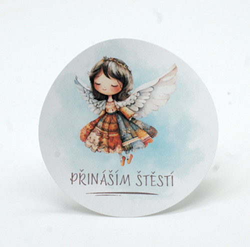 Přináším štěstí 12 ks velké 6 cm