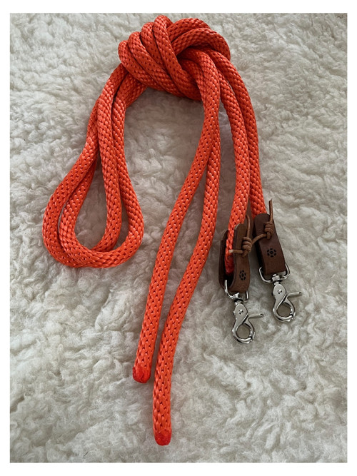 Provazové otěže Orange split — foto 1