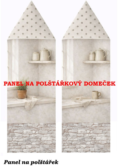 Bavlněný panel 48,5x67 cm