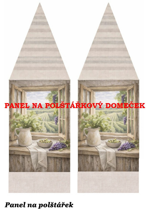 Bavlněný panel 48,5x67 cm — foto 1