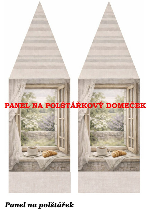 Bavlněný panel 48,5x67 cm — foto 1