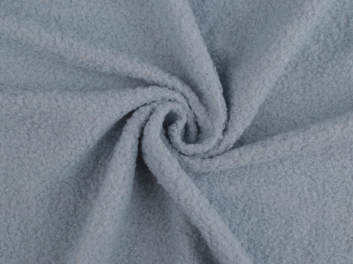 Teddy plyšová látka (10cm) - modrá