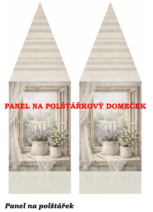 Bavlněný panel 48,5x67 cm