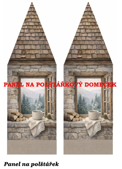 Bavlněný panel 48,5x67 cm — foto 1