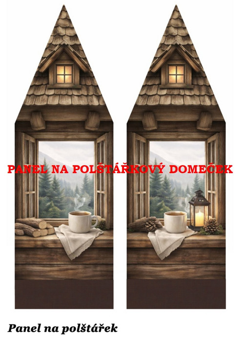 Bavlněný panel 48,5x67 cm — foto 1
