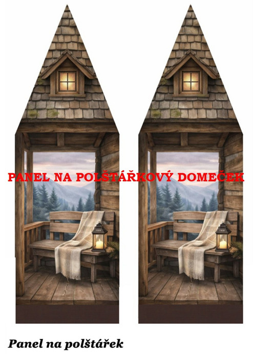 Bavlněný panel 48,5x67 cm — foto 1
