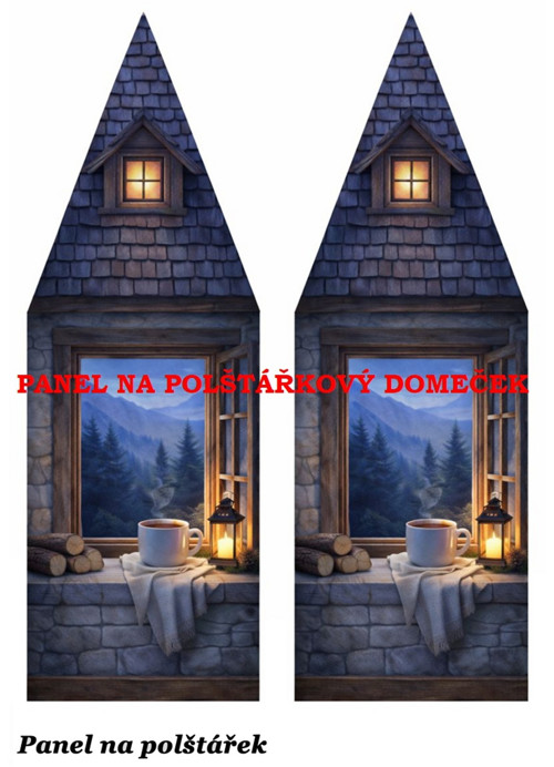 Bavlněný panel 48,5x67 cm — foto 1