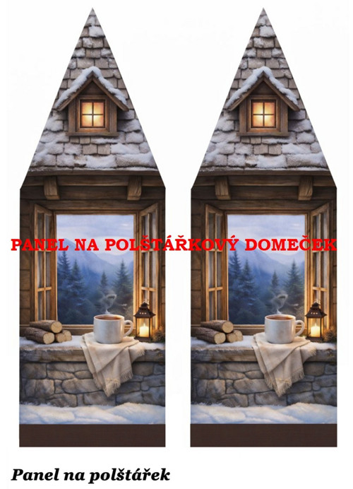 Bavlněný panel 48,5x67 cm — foto 1