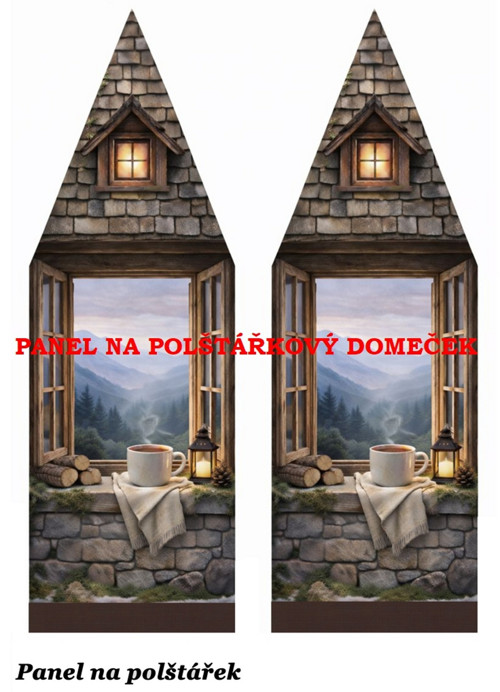 Bavlněný panel 48,5x67 cm