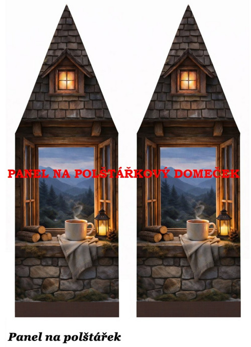 Bavlněný panel 48,5x67 cm — foto 1