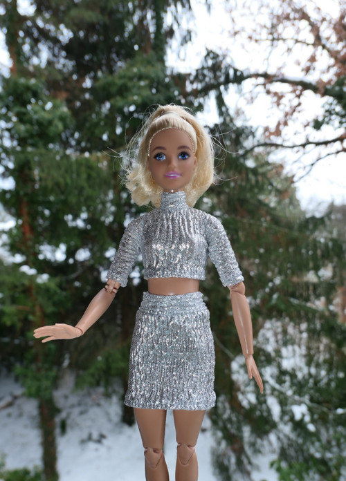Barbie - stříbrný komplet — foto 1
