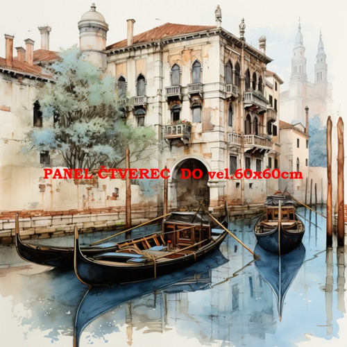Bavlněný panel 25x25 cm - skladem — foto 1
