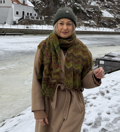 Elegantní šala MISSONI - ALPACA