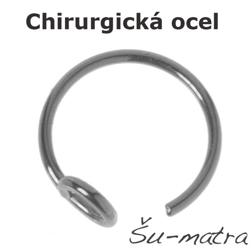 Afroháček z chirurgické oceli (10 ks)