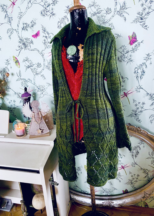 Kardigan boho green — foto 1