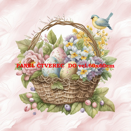 Bavlněný panel 10x10 cm