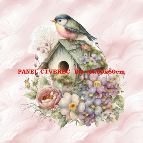 Bavlněný panel 10x10 cm — foto 1