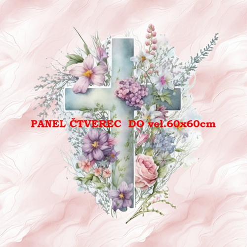 Bavlněný panel 10x10 cm