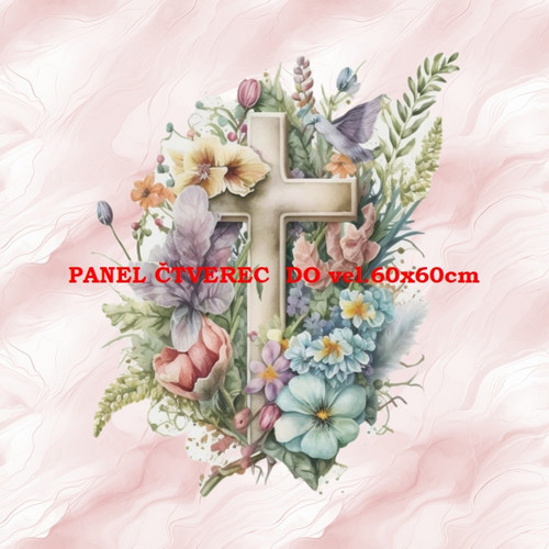 Bavlněný panel 10x10 cm