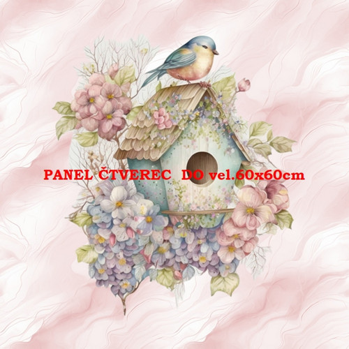 Bavlněný panel 10x10 cm