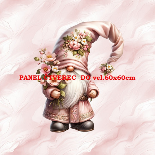 Bavlněný panel 10x10 cm — foto 1