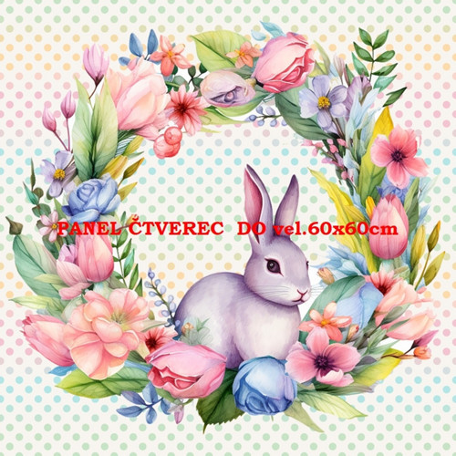 Bavlněný panel 10x10 cm