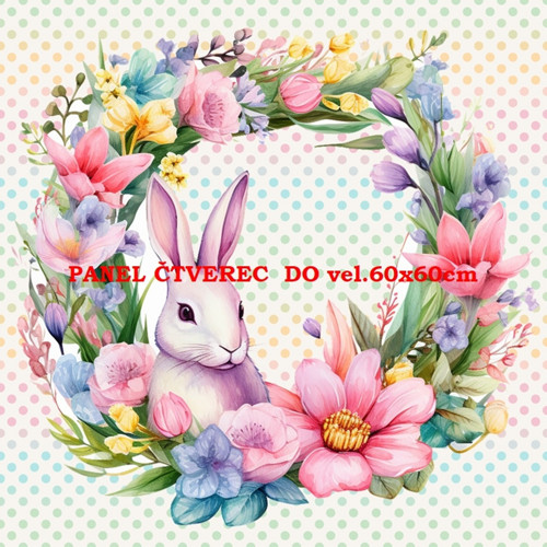 Bavlněný panel 10x10 cm — foto 1