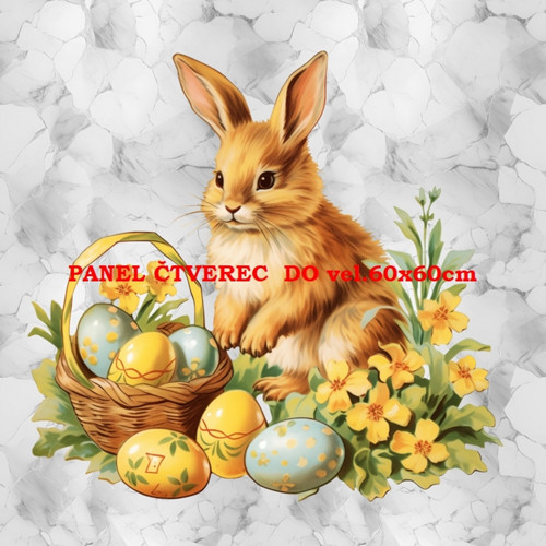 Bavlněný panel 10x10 cm