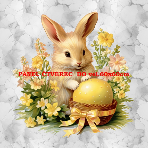 Bavlněný panel 10x10 cm