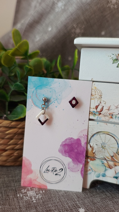 Mini náušnice - Rhombus
