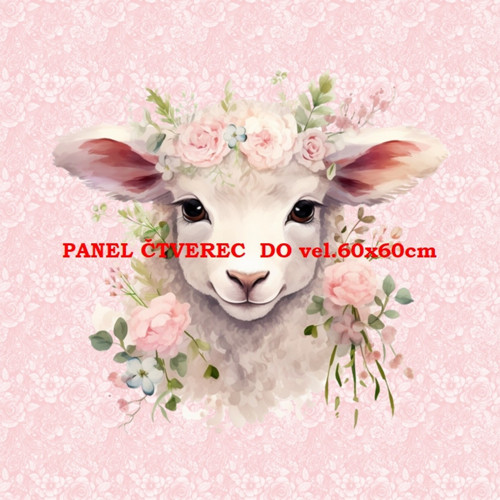 Bavlněný panel 10x10 cm