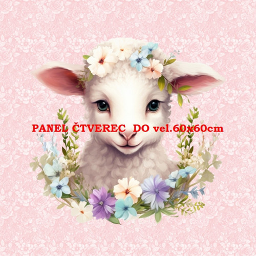 Bavlněný panel 10x10 cm